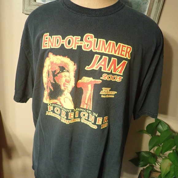 Foreigner End of Summer Jam 2003 Tour Shirt - Picture 1 of 4